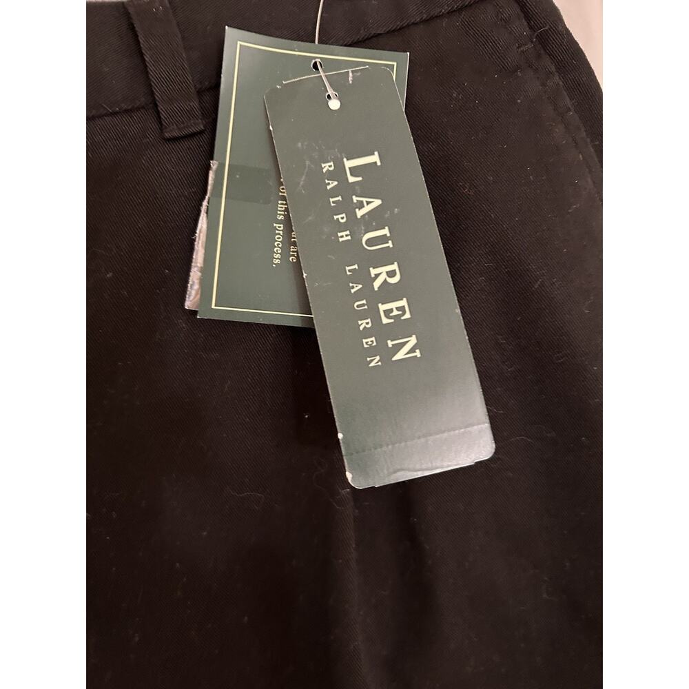 Lauren Ralph Lauren Black Tailored Shorts NWT Women's Size 12 Classic - Picture 4 of 7
